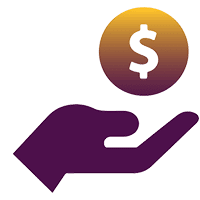 Artboard 10-2 Symbol of hand holding money